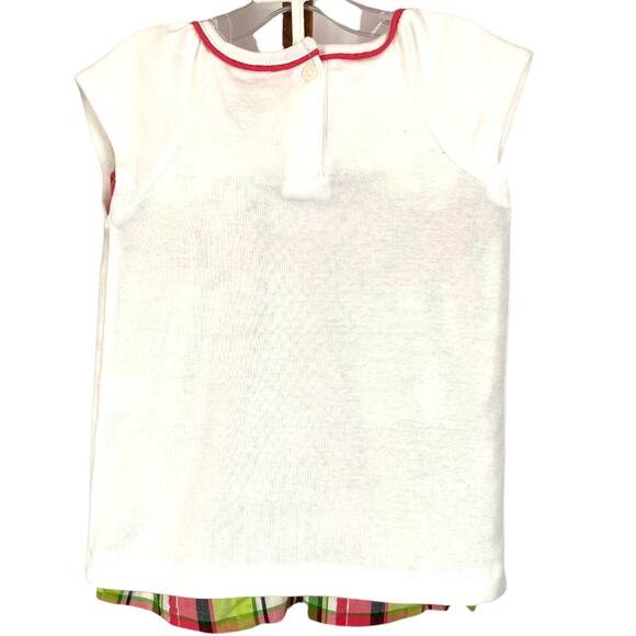 Gymboree little girls 2 piece shorts set plaid casual size 2T - Picture 3 of 5